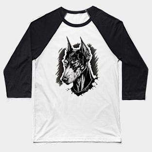 Vicious Doberman Baseball T-Shirt